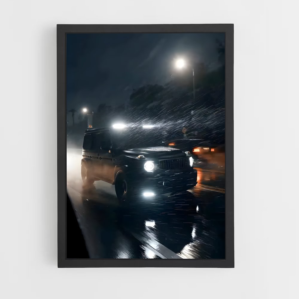 Poster splendide G amg – affiche Mercedes (vue 2)
